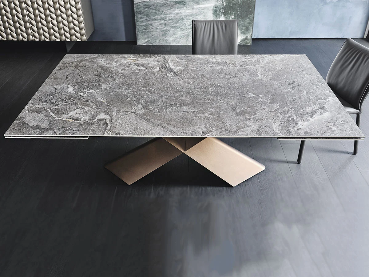 Cattelan Italia Tyron Keramik Drive Tavolo Allungabile _ L. 182 cm → L. 236 cm - P. 90 cm - H. 74 cm| Il mio negozio