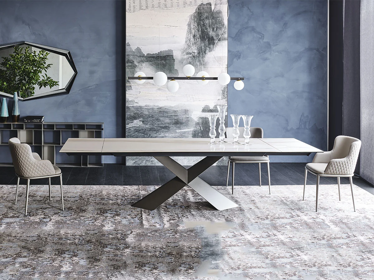 Cattelan Italia Tyron Keramik Drive Tavolo Allungabile _ L. 182 cm → L. 236 cm - P. 90 cm - H. 74 cm| Il mio negozio