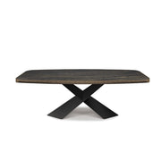 Cattelan Italia Tyron Keramik Premium Tavolo - 240x120 Portoro Opaco / GFM73 Nero | Il mio negozio