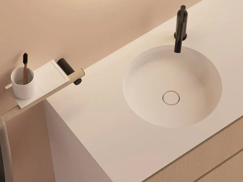 Agape Undici Lavabo Tondo da Incasso