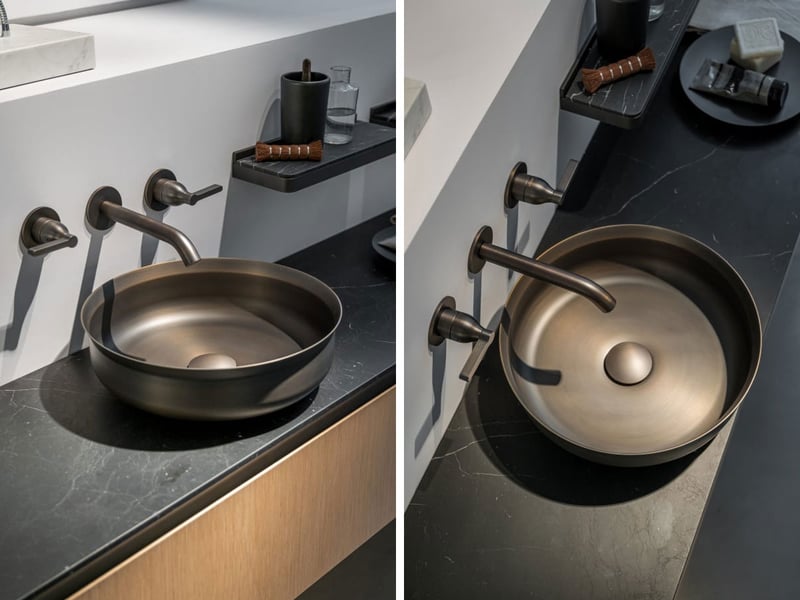 Agape Undici Inox Lavabo