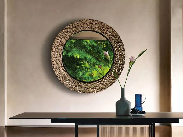 Fiam Venus Specchio Tondo - Cornice Bronzata | Il mio negozio