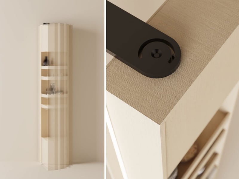 Agape Voilà Specchio Contenitore