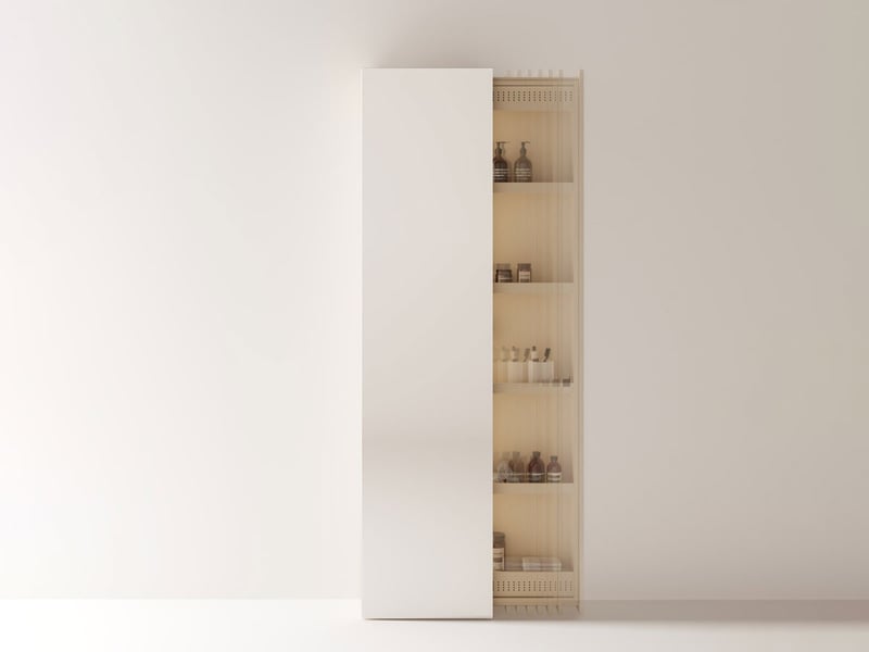 Agape Voilà Specchio Contenitore a Scorrimento