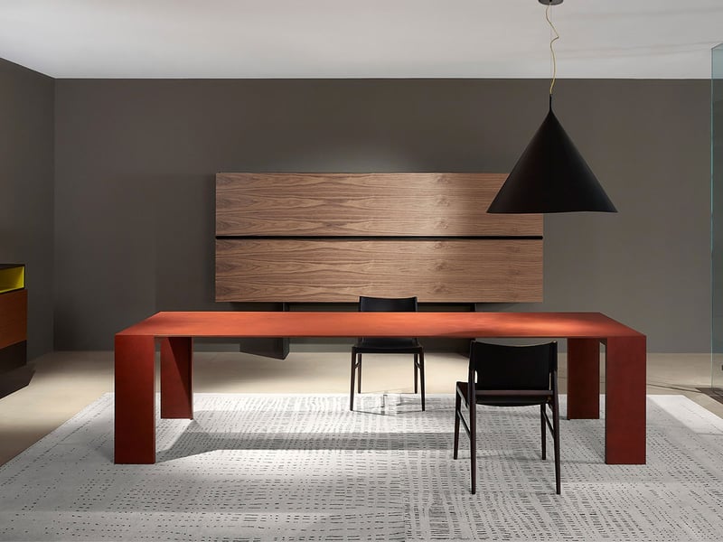 Porro Voyage Sedia - Acero tinto Nero / Cuoio Nero