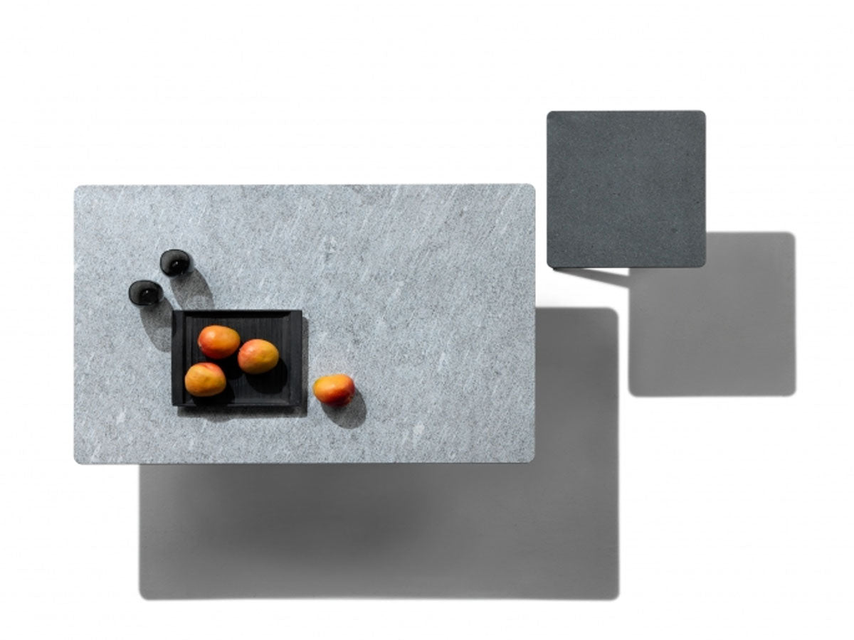 Flexform Zefiro Outdoor Tavolino - 130x80 Beola Argentata/Bianco | Il mio negozio